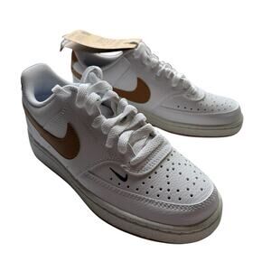 Nike Court Vision Low White Game Royal Sail Flax Womens sz 5.5 NEW NIB
